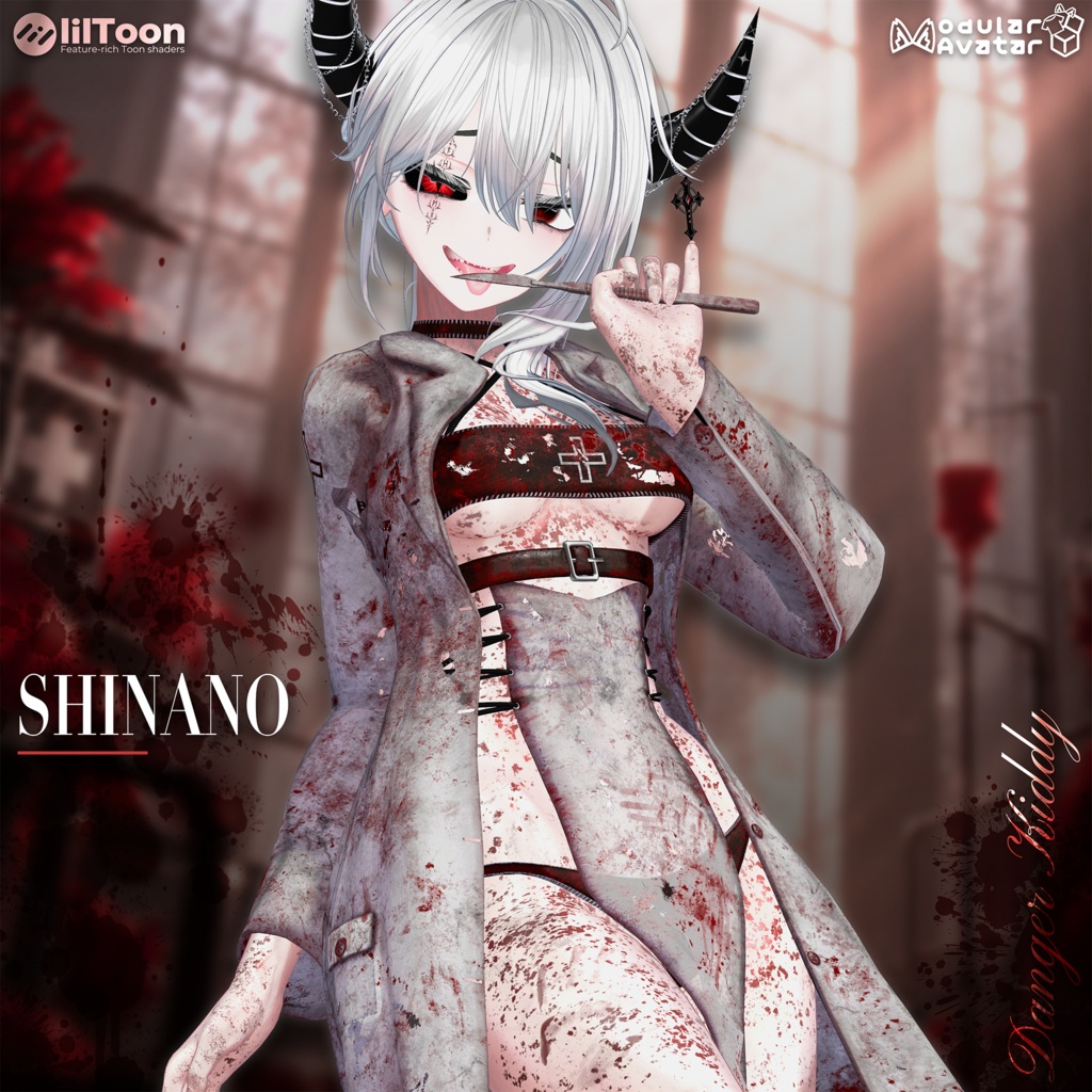 【🔥SALE】 【25 アバター対応】 🩸Bloody Nurse + Bloody Body Texture