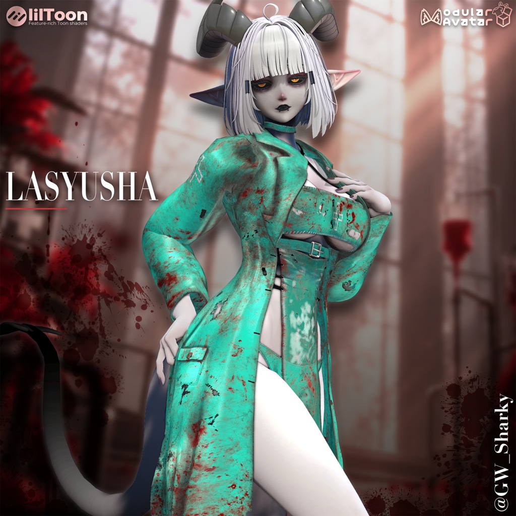 【🔥SALE】 【25 アバター対応】 🩸Bloody Nurse + Bloody Body Texture