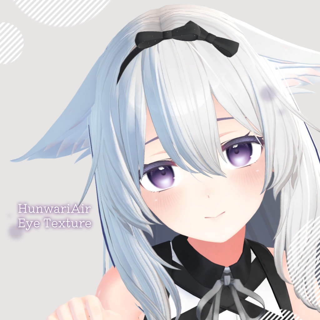 《無料版有り》HunwariAir Eye Texture Package【桔梗(Kikyo)対応】