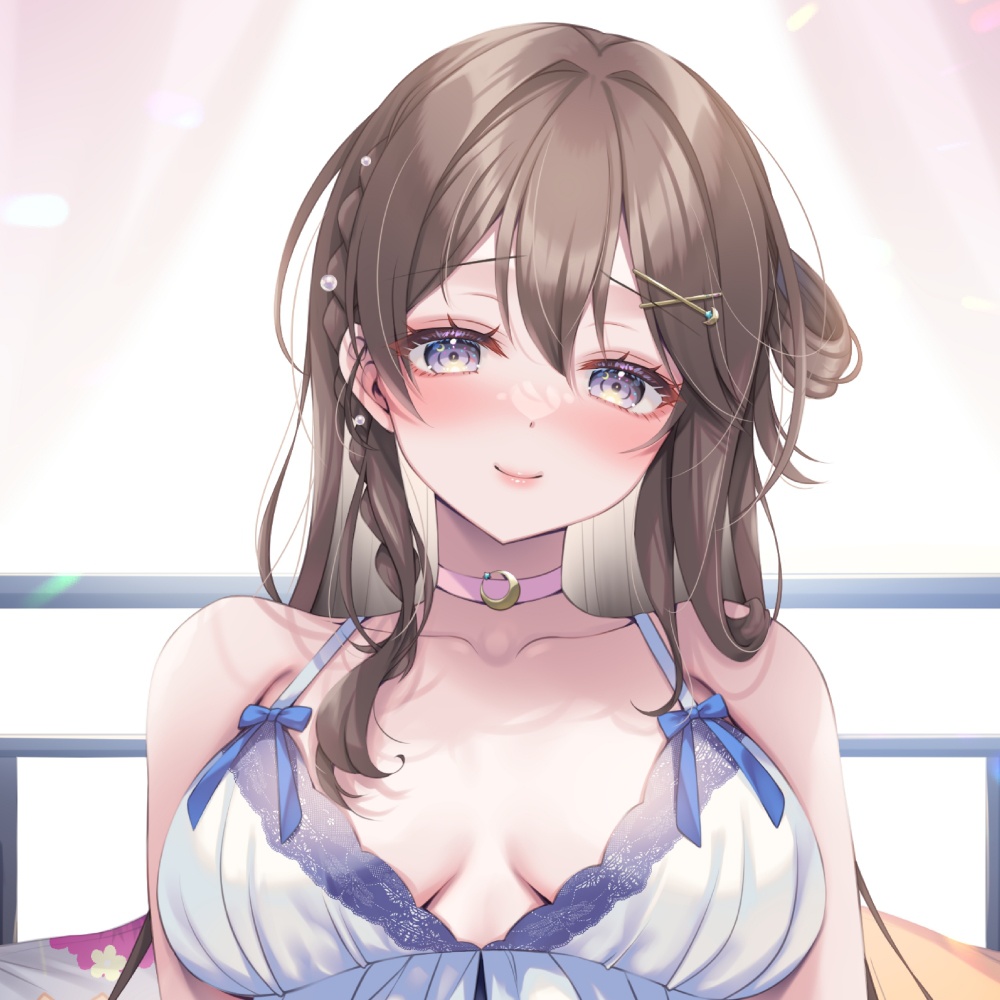 2.5次元モデル膝枕マウスパッド【ボイスつき】