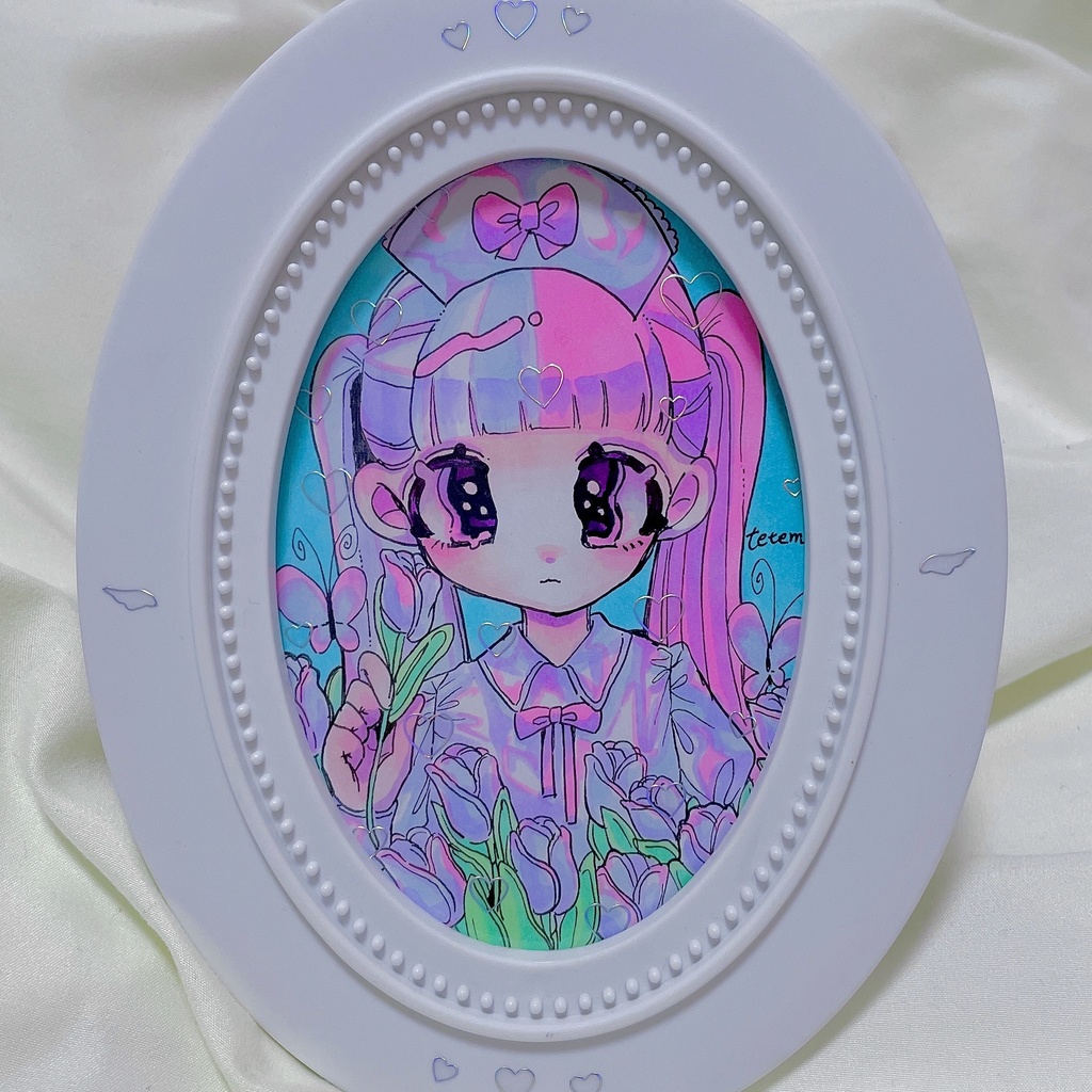 お花のナース 原画 イラスト