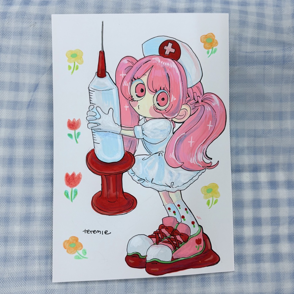 アクリル 原画イラストハガキ エヴェイユ