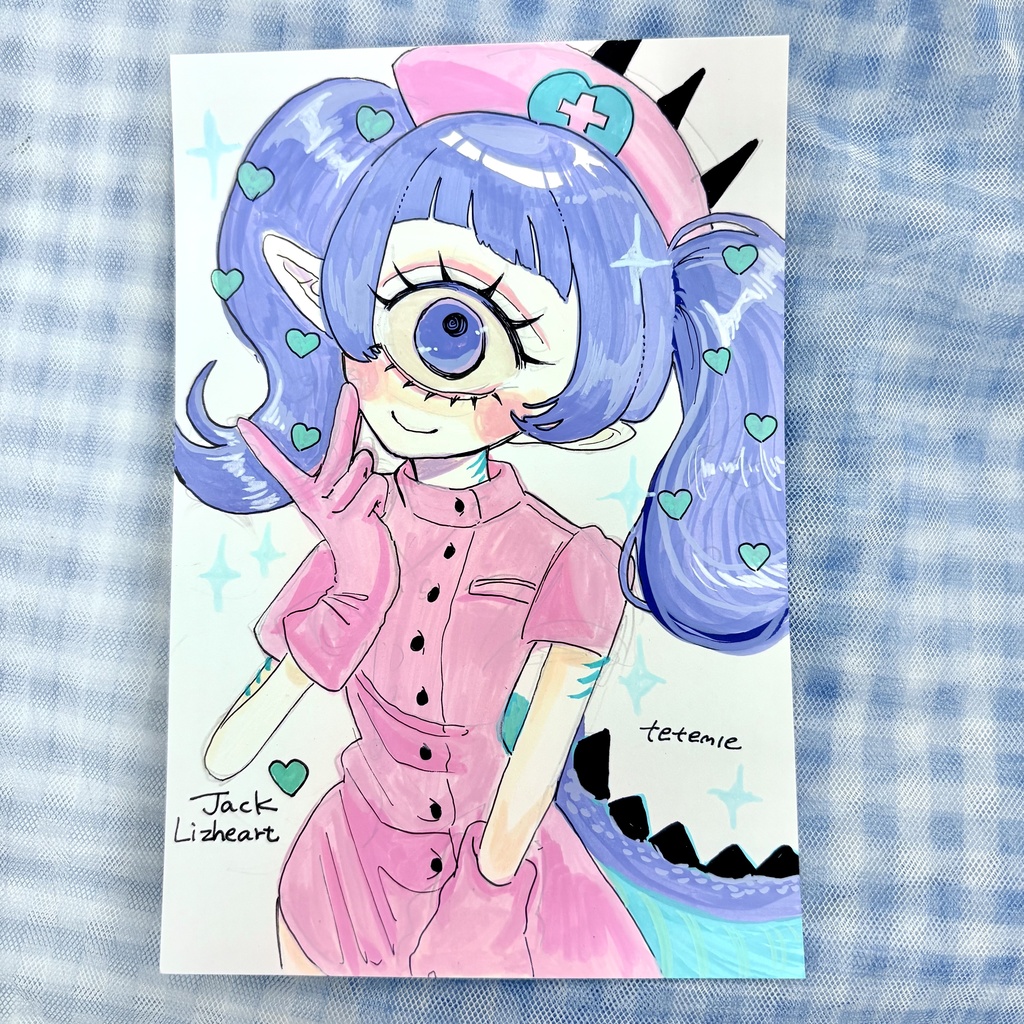 アクリル 原画イラストハガキ ジャック