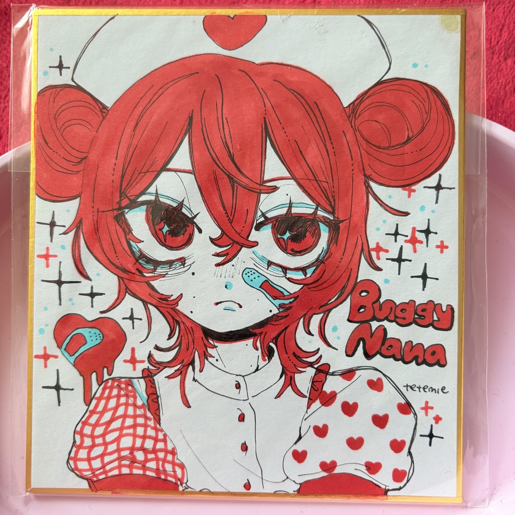 ててみ~ミニ色紙原画