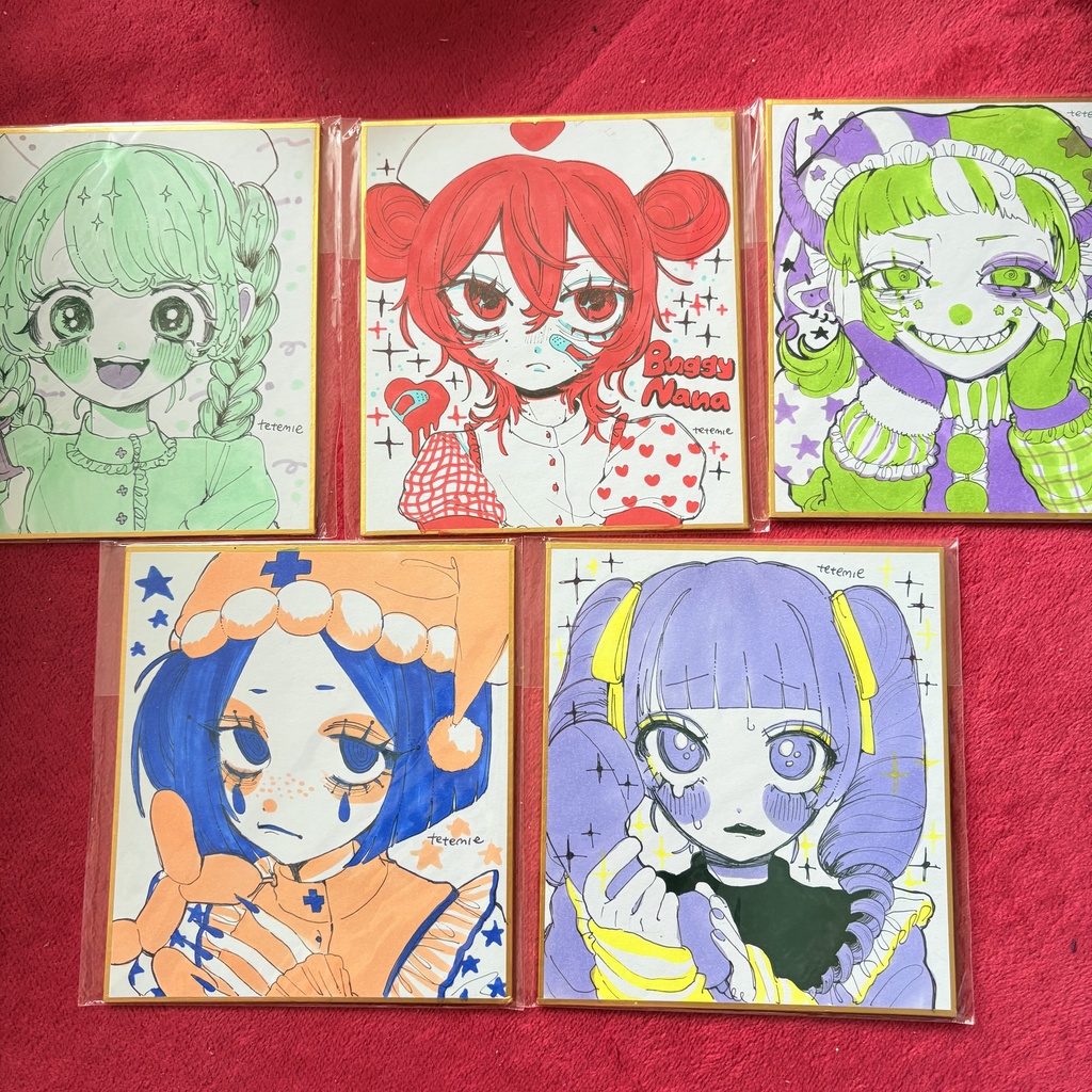 ててみ~ミニ色紙原画