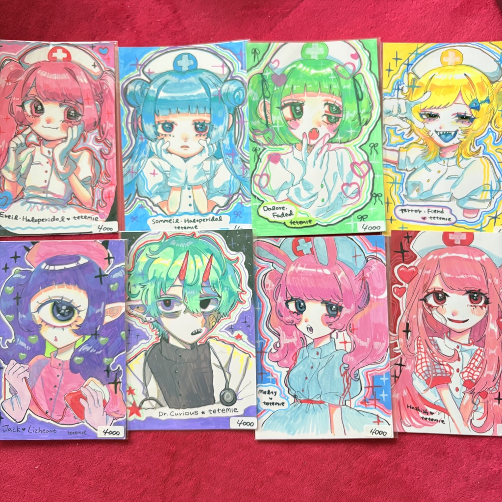 TheFancyHospitalキャラ原画ポストカード