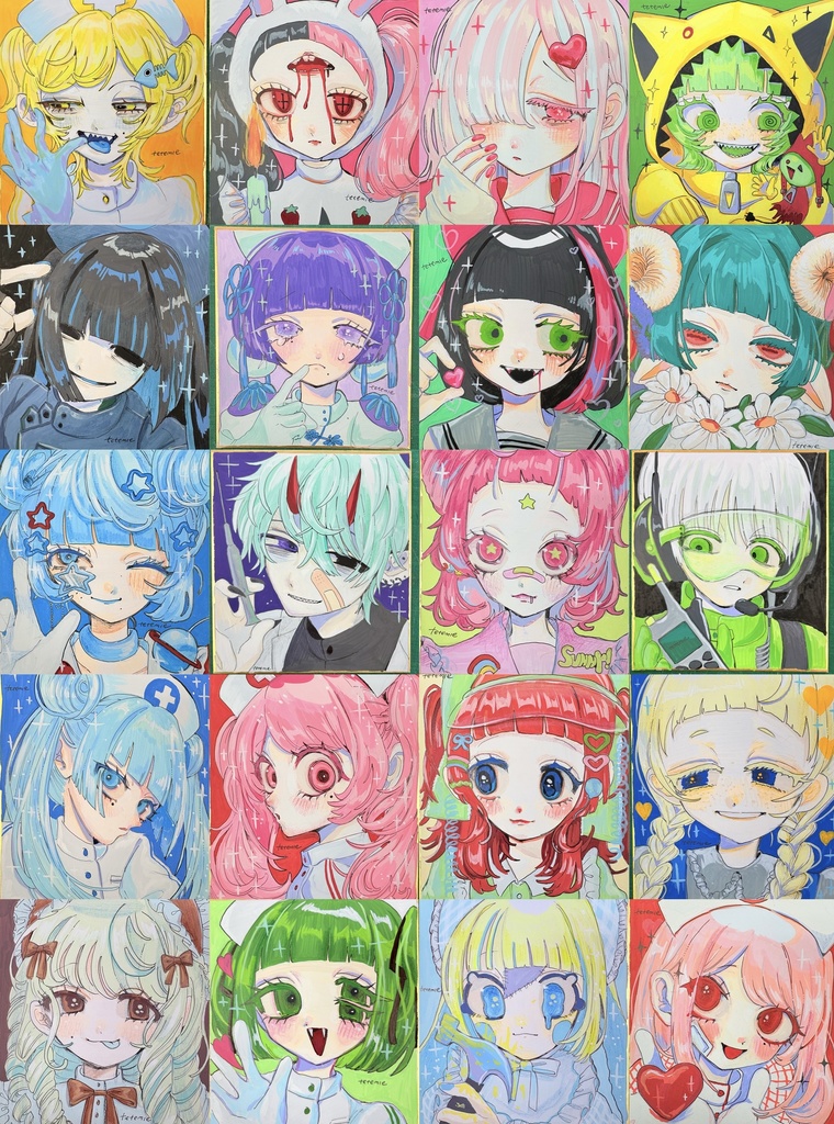 tetemie Characters ใใ่ฒ็ด