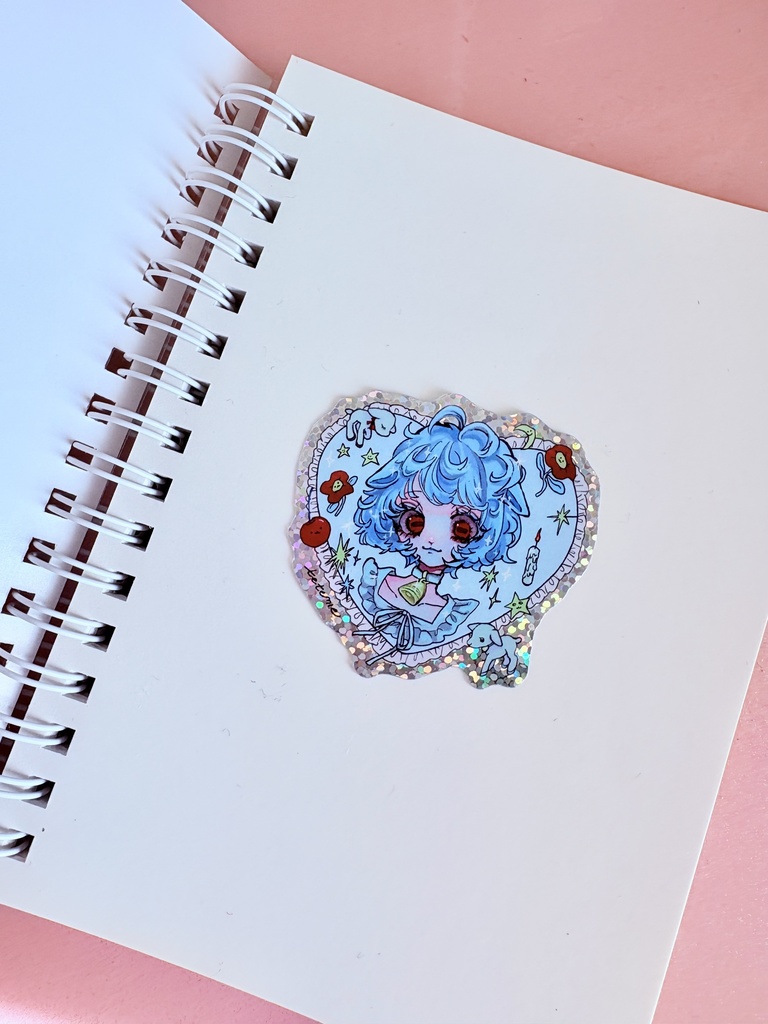 ヤギちゃんのホログラムステッカー