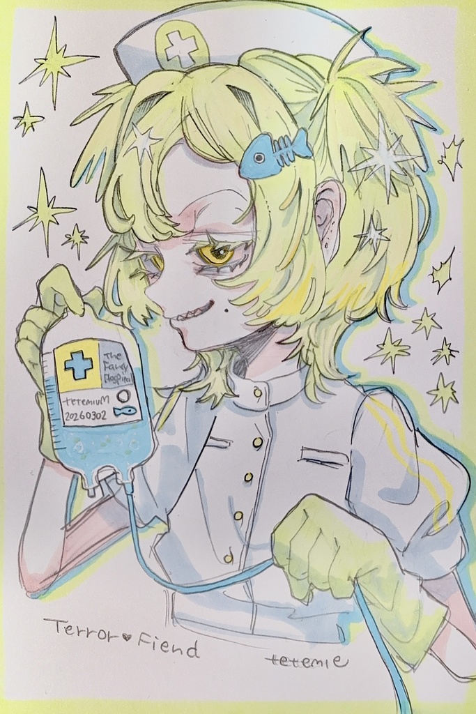 テラちゃん イラスト原画ポストカード