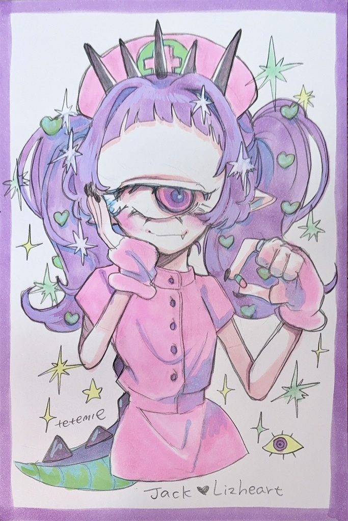 ジャック イラスト原画ポストカード