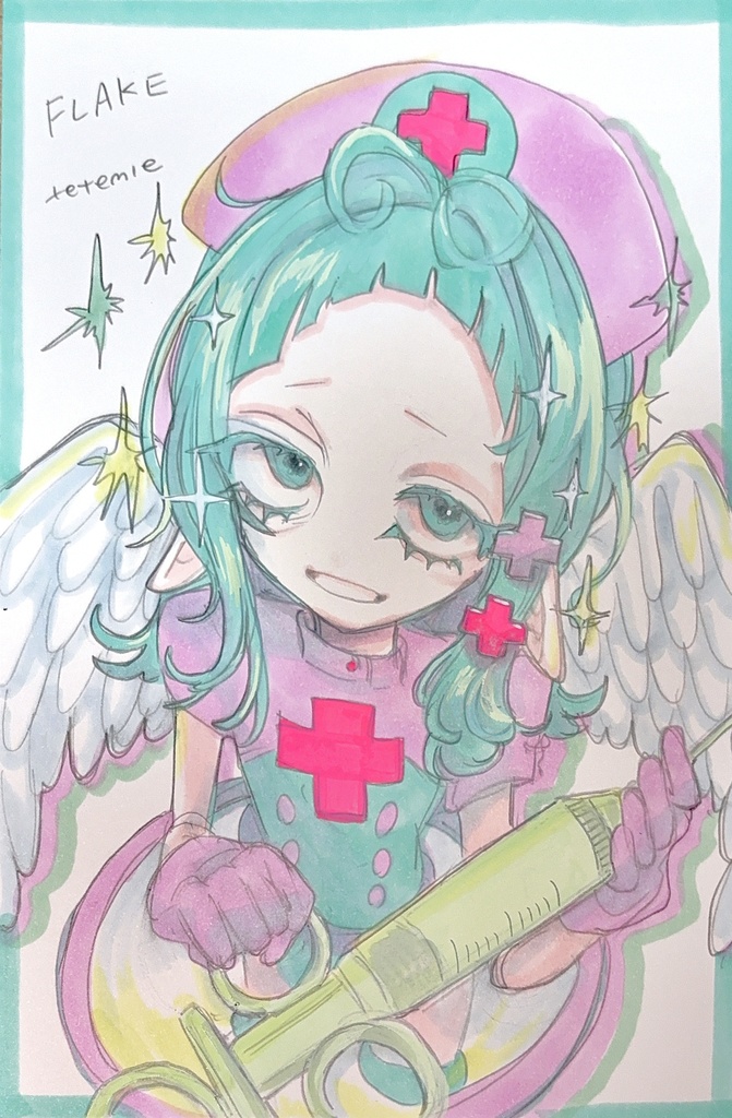 フレイク イラスト原画ポストカード