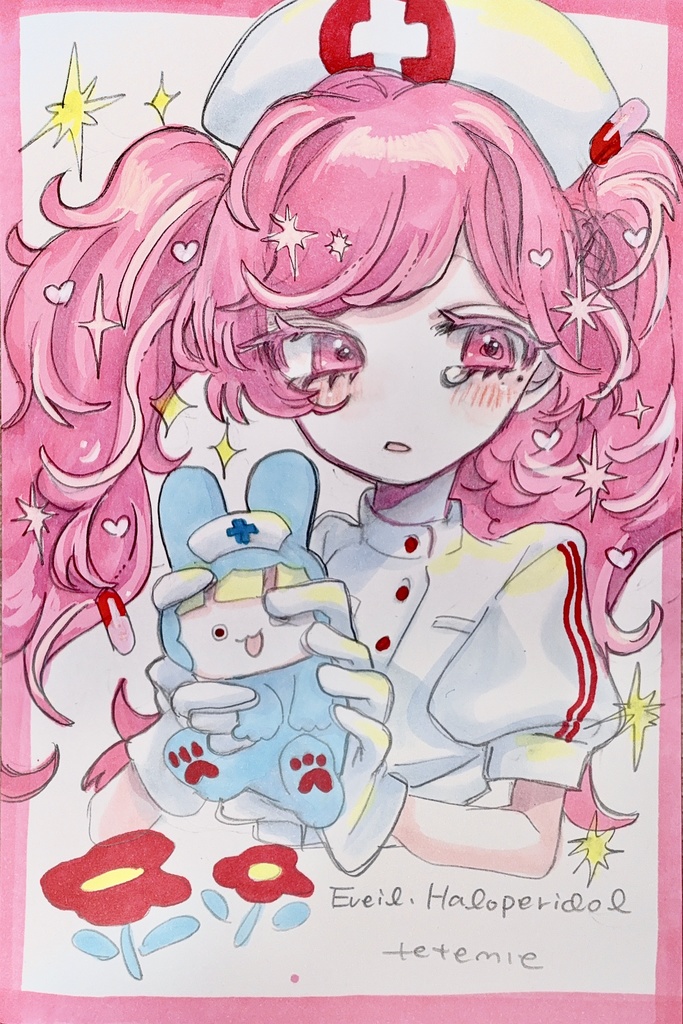 エヴェイユ イラスト原画ポストカード