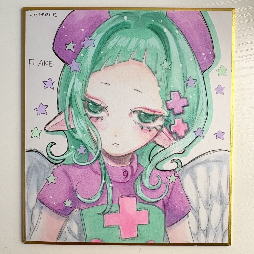 The Fancy Hospital イラスト色紙(原画)