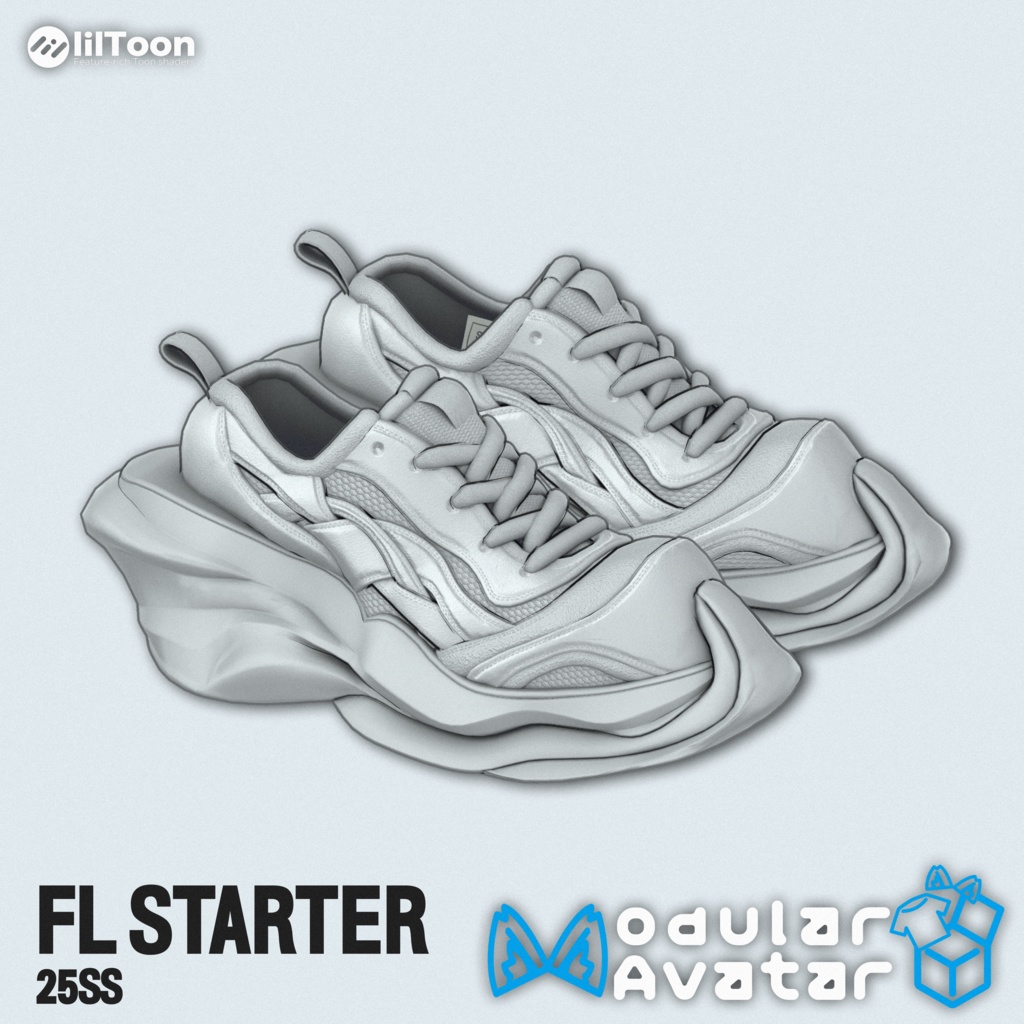 [VRChat想定] FL STARTER スニーカー