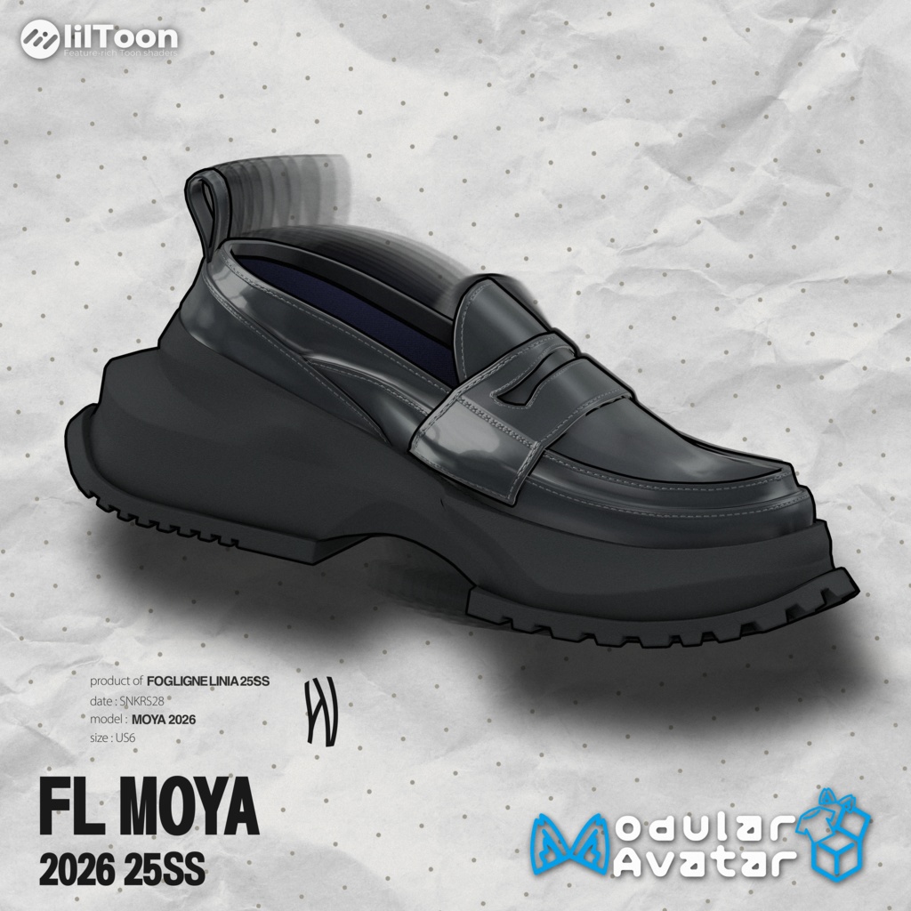 [VRChat想定] FL MOYA 2026 スニーカー