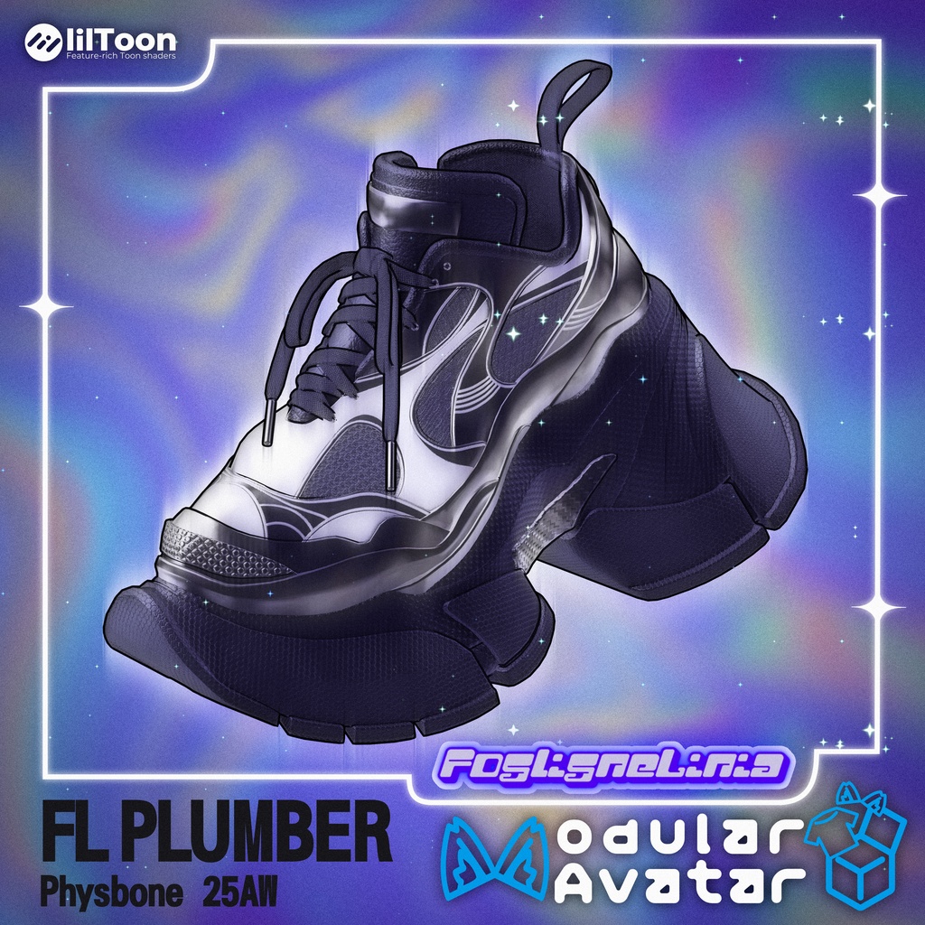[VRChat想定] FL PLUMBER スニーカー