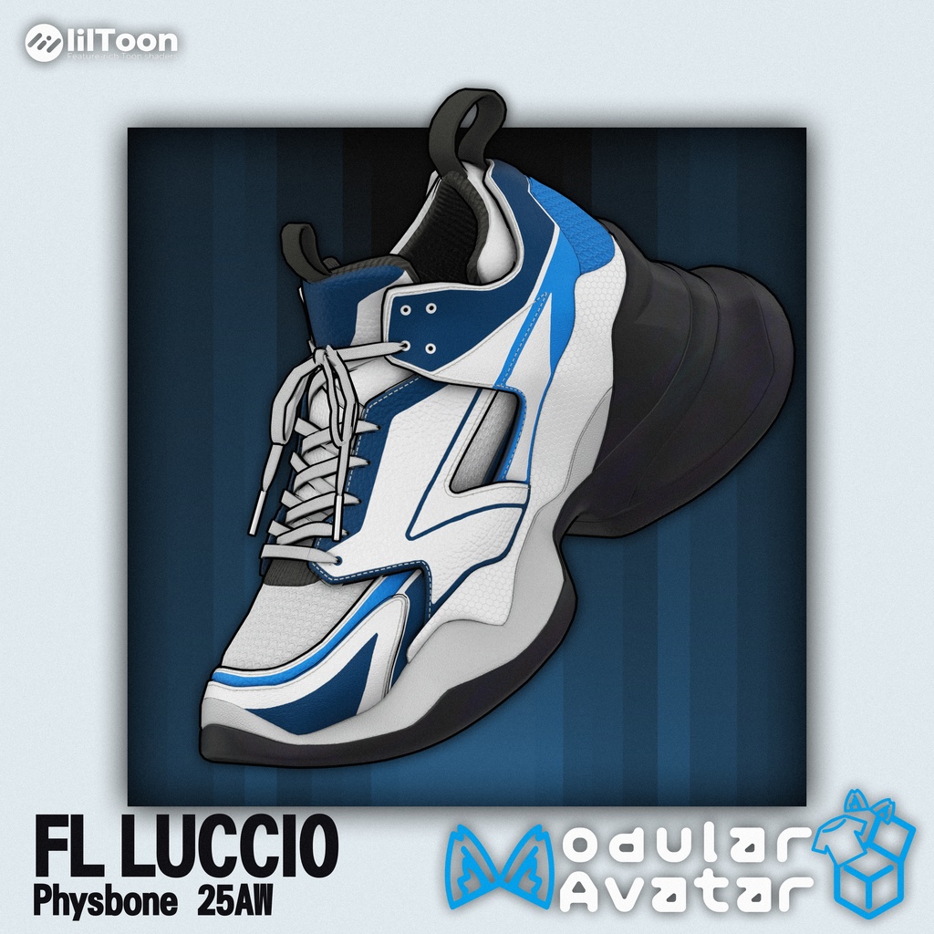 [VRChat想定] FL LUCCIO スニーカー