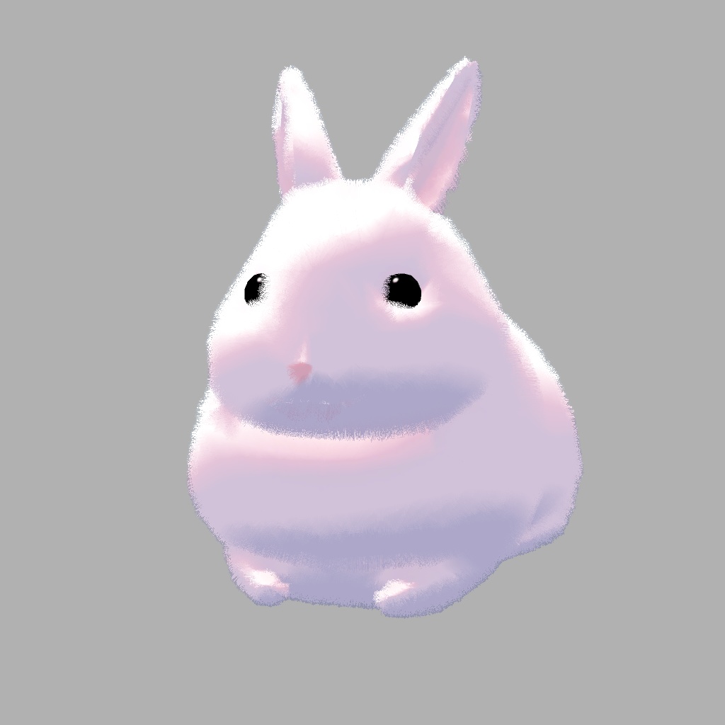 うさぎ 3Dモデル