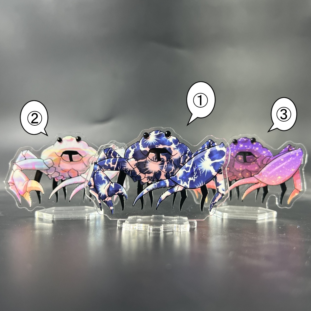 蟹アクリルスタンド
