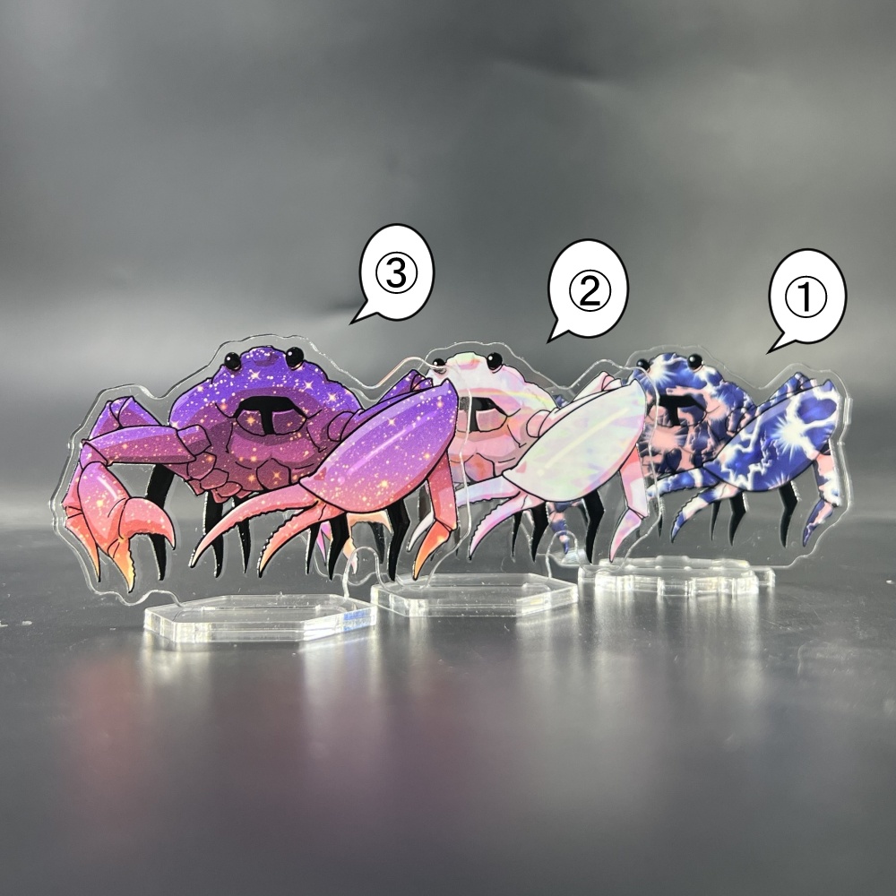 蟹アクリルスタンド