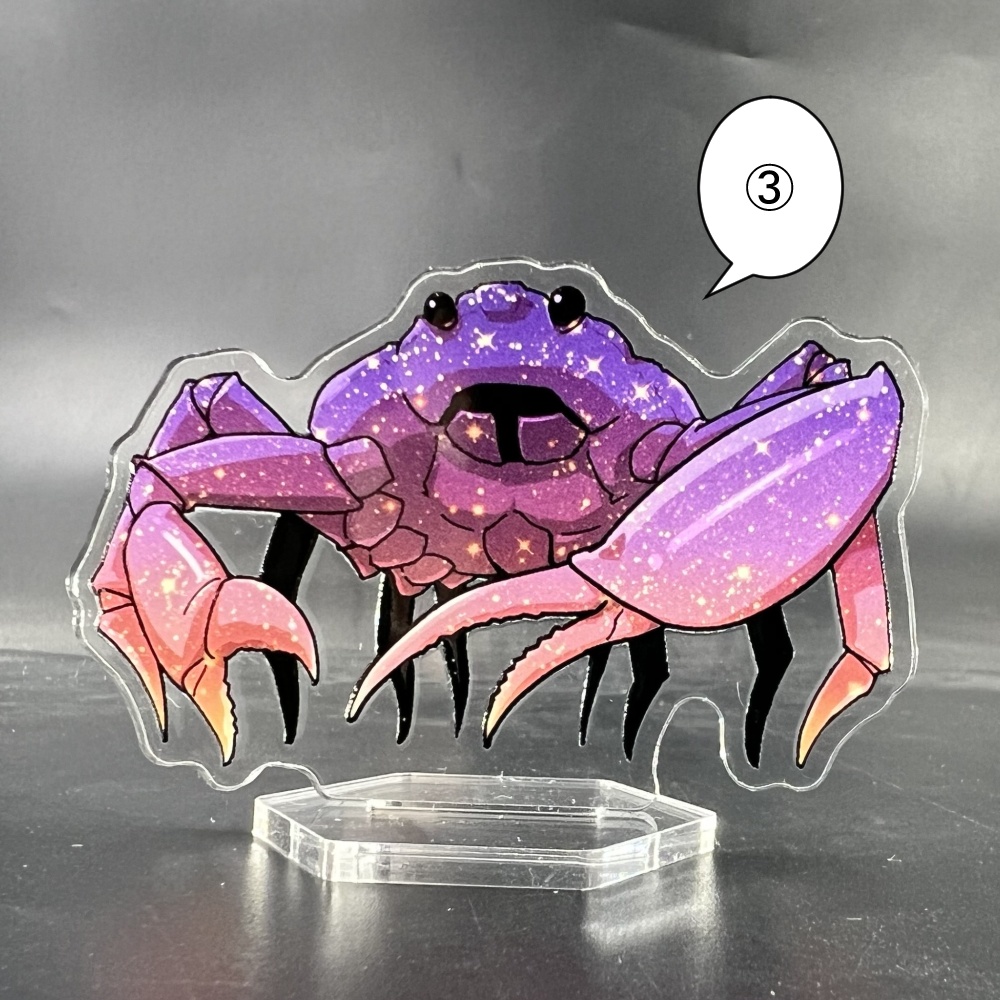 蟹アクリルスタンド