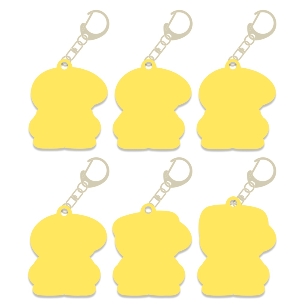 アクリルキーホルダー【Yellow】