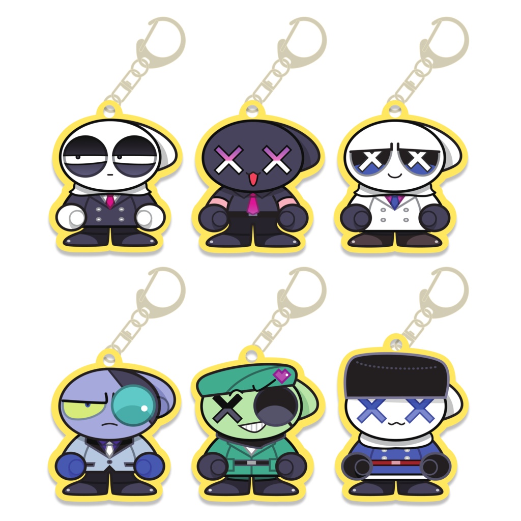 ｱｸﾘﾙｷｰﾎﾙﾀﾞｰ【Yellow】