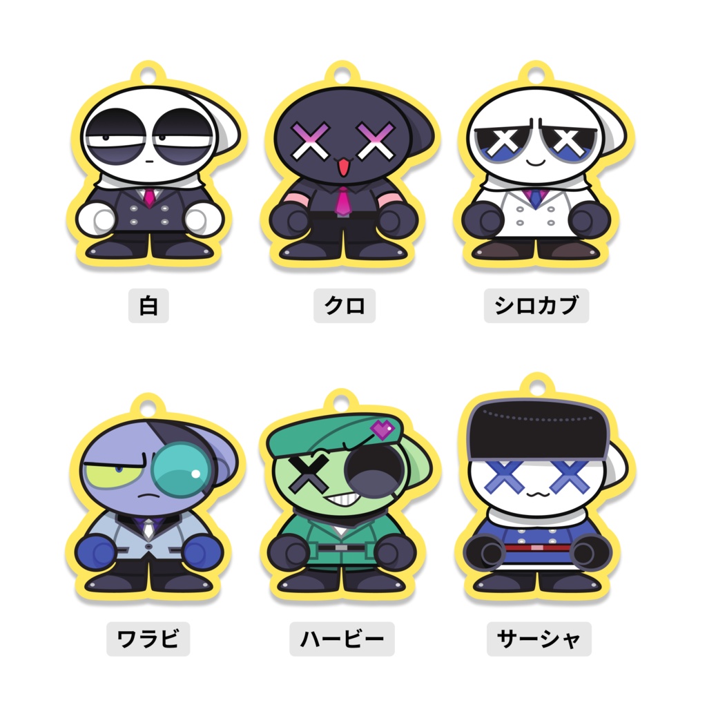 アクリルキーホルダー【Yellow】