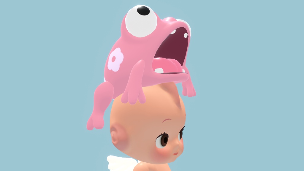 【開店記念・期間限定無料】🐸 カエル、乗ってます。【VRChat対応/Modular Avatar対応/全6色】