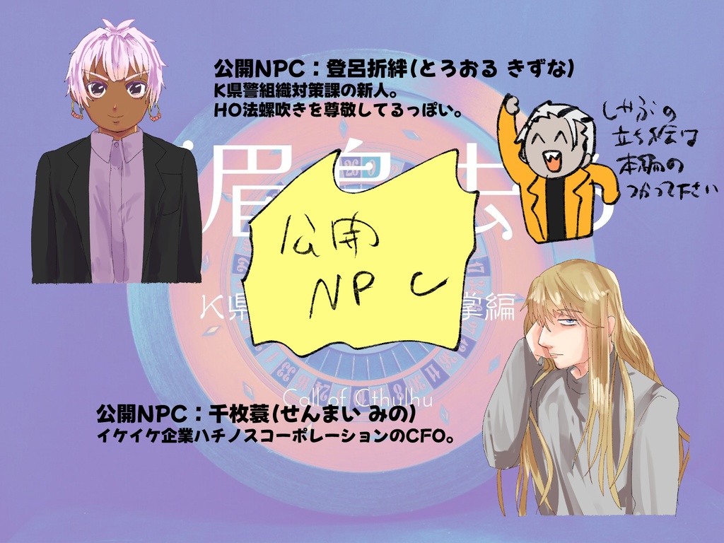 CoCシナリオ『K県警K課:鶏鳴掌編』(K課前日譚)