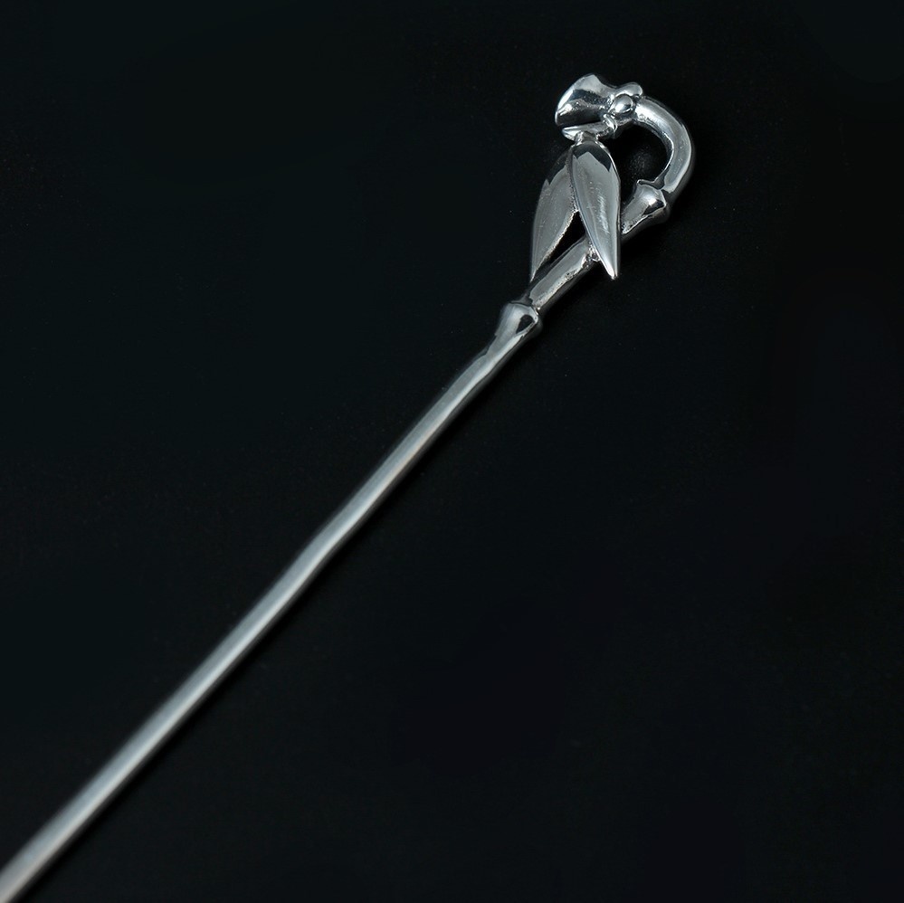 竹のかんざし 簪 シルバー K008