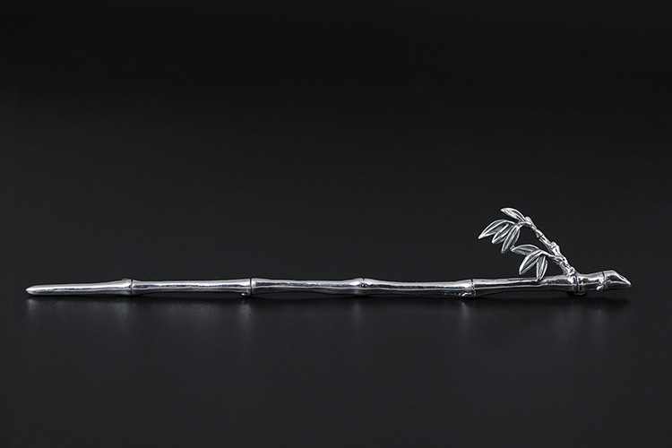 竹のかんざし たけ 簪 シルバー K012