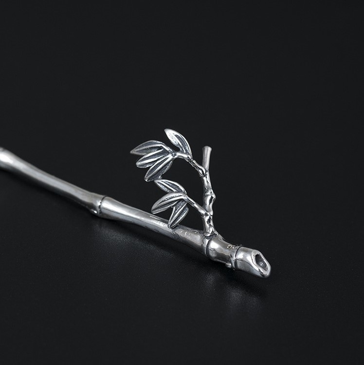 竹のかんざし たけ 簪 シルバー K012