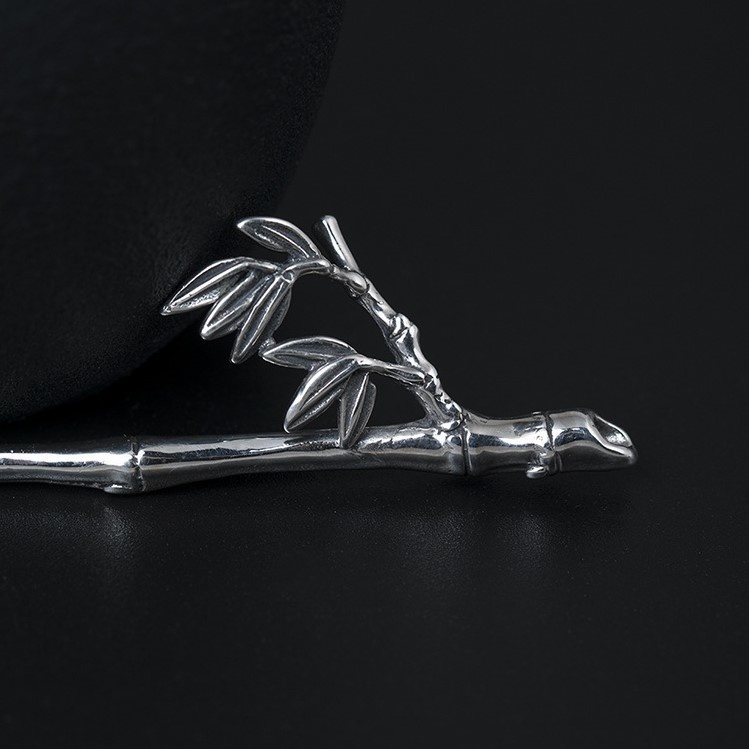 竹のかんざし たけ 簪 シルバー K012