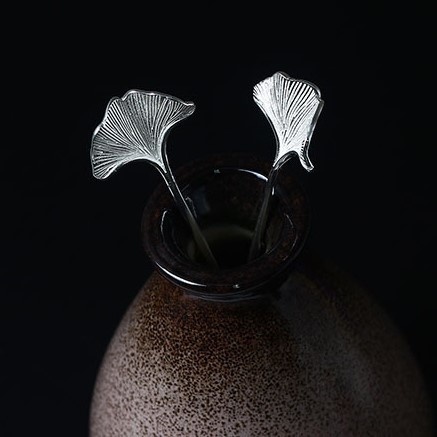 銀杏のかんざし いちょう イチョウ シルバー プレゼント K023