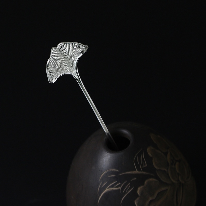 銀杏のかんざし いちょう イチョウ シルバー プレゼント K023