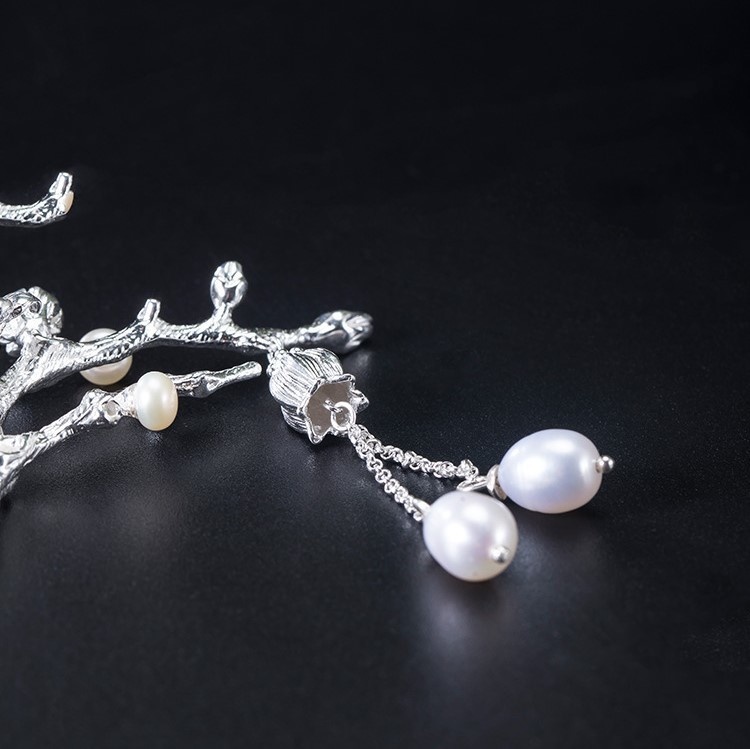 桜のかんざし さくら 花 シルバー 自分にご褒美 K026