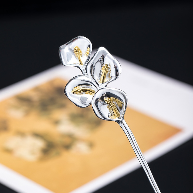 オランダカイウのかんざし 簪 プレゼント ギフト K029