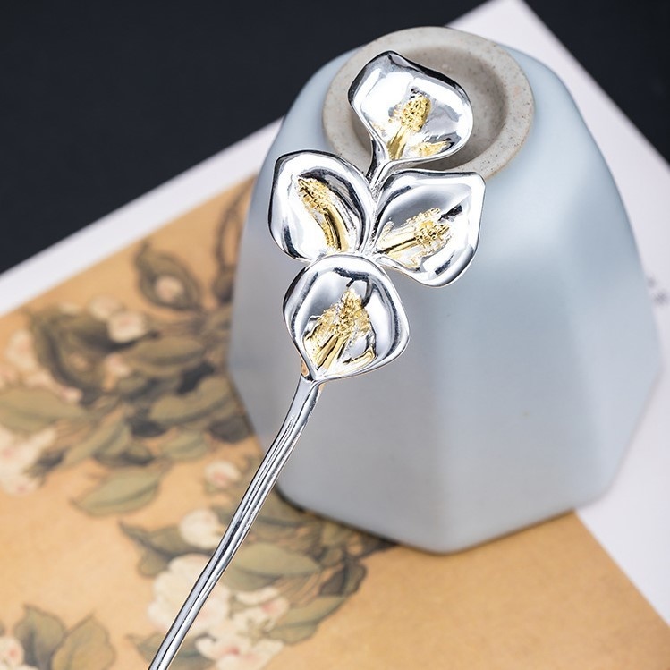 オランダカイウのかんざし 簪 プレゼント ギフト K029