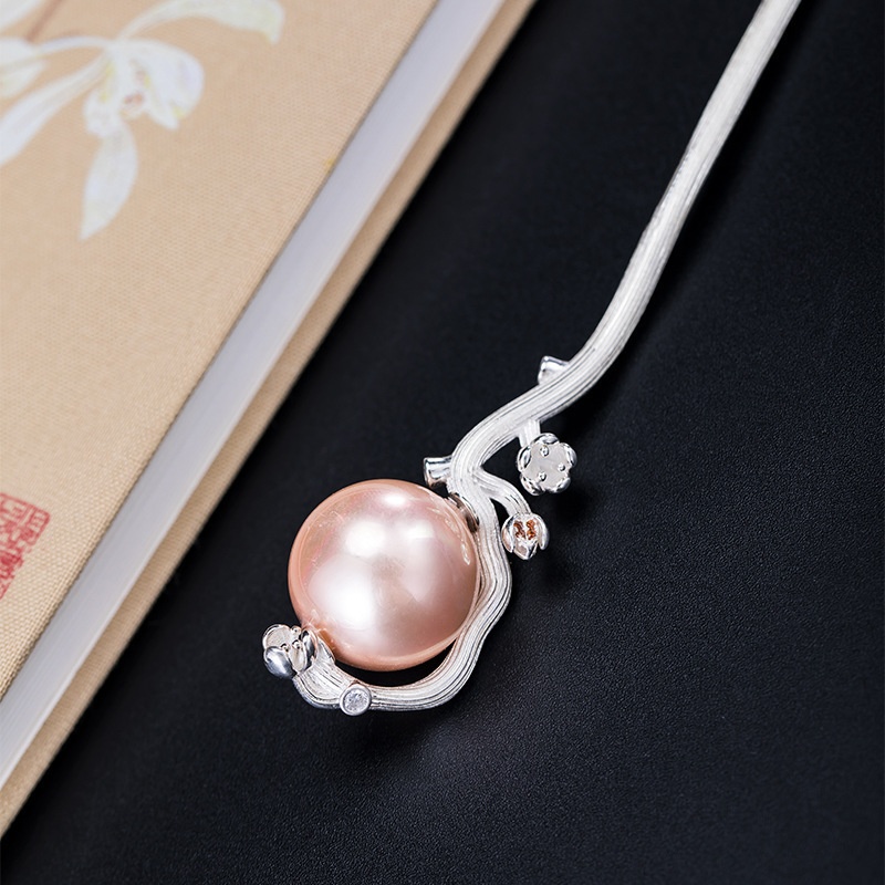 梅の花のかんざし うめ パール プレゼント K040