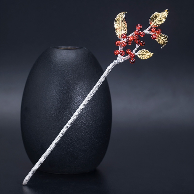 柘榴のかんざし ザクロ ご褒美 プレゼント K042