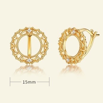 レースのピアス 透かし ギフト P025