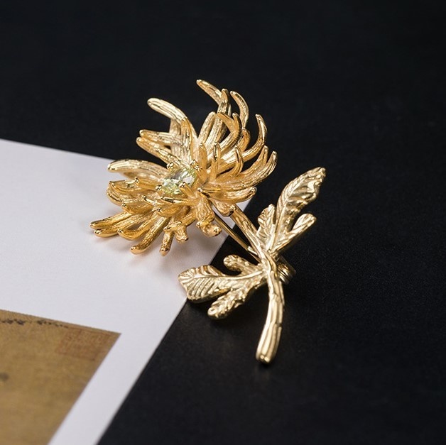 菊のブローチ きく ご褒美 プレゼント C026