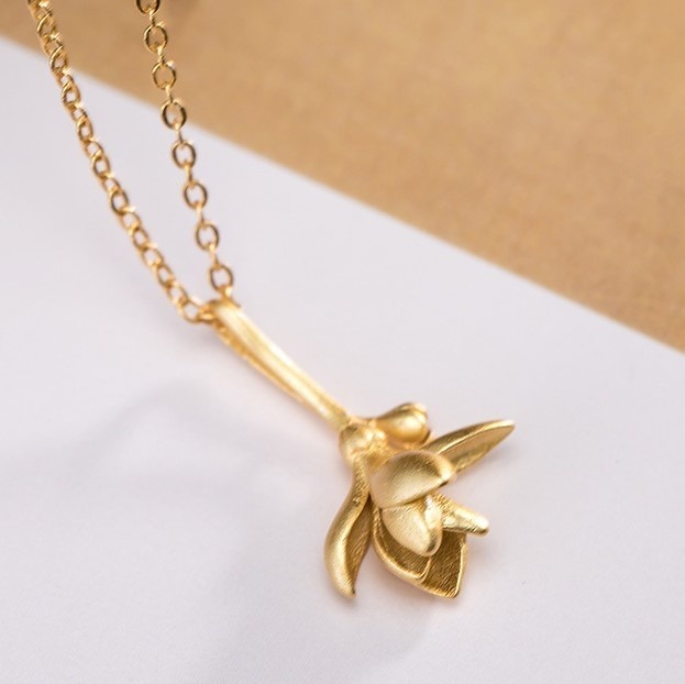 ハクモクレンのペンダント 白木蓮 シルバー N004