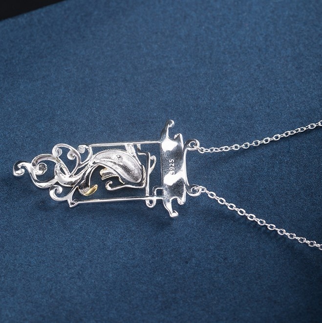 鯉のペンダント こい シルバー N005