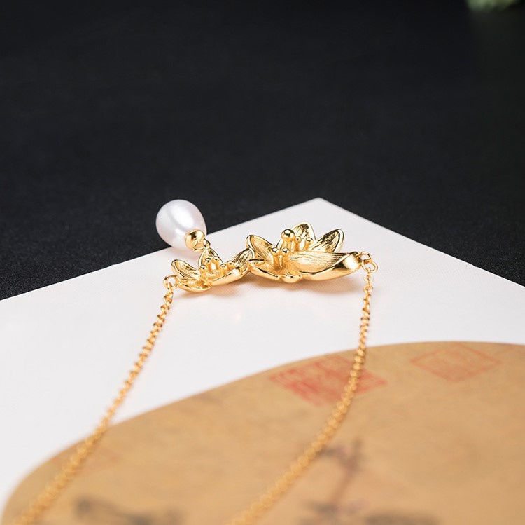 花のペンダント はな シルバー N009