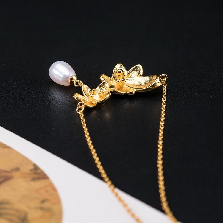 花のペンダント はな シルバー N009