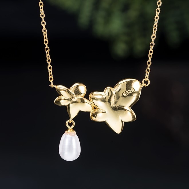 花のペンダント はな シルバー N009