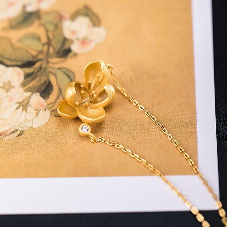 蓮の花のペンダント はす はな シルバー N013