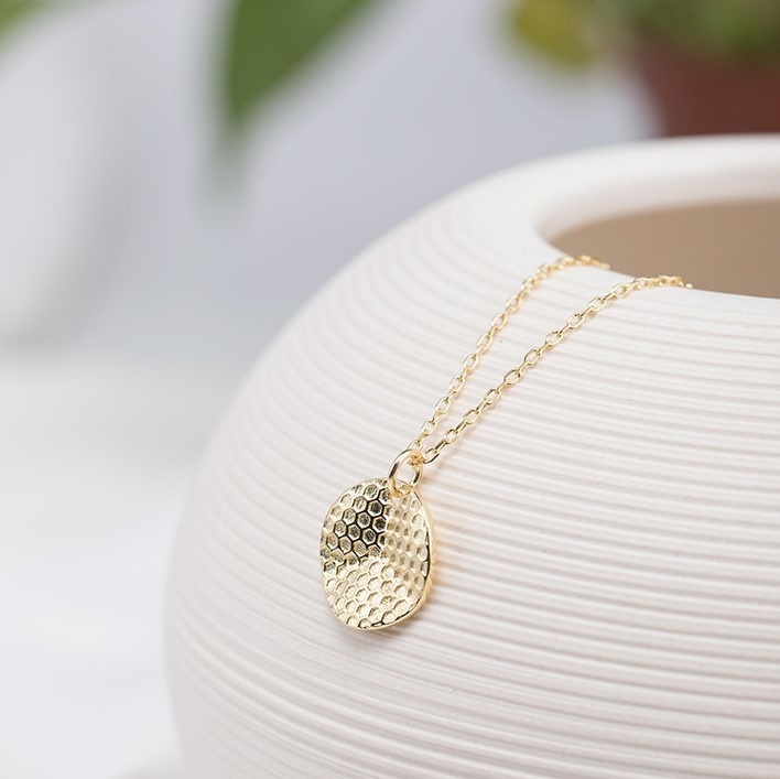 蜂の巣のペンダント シルバー N017